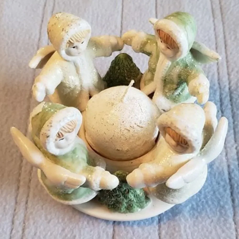 Vintage Circle of Angels Candle - Homemaker's Idea Co.